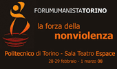 volantino Forum Umanista Torino