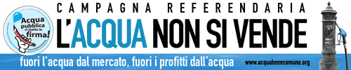 logo Campagna Refendaria Acqua Bene Comune